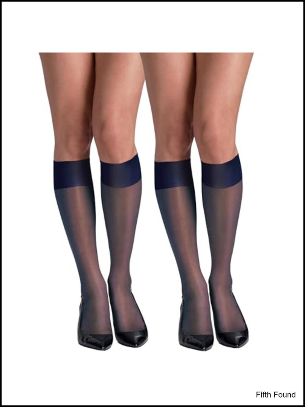 Hanes Silk Reflections Silky Sheer Knee Highs Reinforced Toe